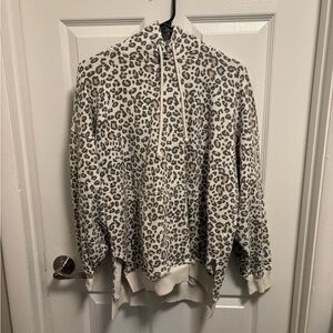 American Eagle Outfitters Animal Print Sweatshirt